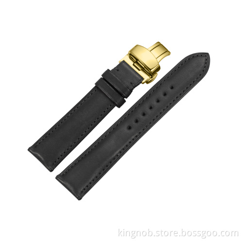 18mm to 22mm Soft Handmade France Calf Leather Strap Watch Band
